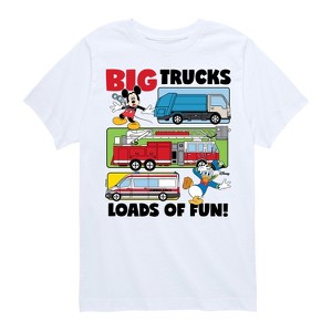 Boys' - Disney - Big Trucks & Loads of Fun Short Sleeve Graphic T-Shirt - 1 of 4