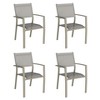 Heynemo 5 Pieces Patio Dining Sets, Aluminum Outdoor Dining Table with 4 Chairs, Removable Cushions, Ideal for Lawn, Garden, Backyard - 4 of 4