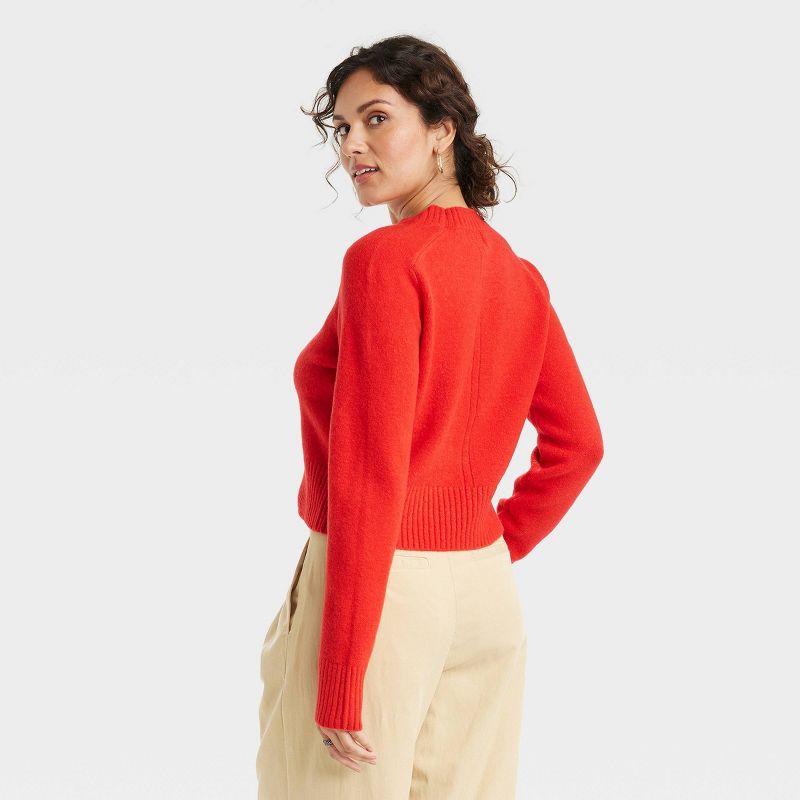 Women's Crew Neck Cashmere-Like Pullover Sweater - Universal Thread™, 2 of 10
