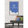 Trends International The White Lotus - White and Blue Logo Framed Wall Poster Prints - 2 of 4