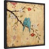 Amanti Art Love Birds II by Katy Frances Framed Canvas Wall Art - 3 of 4