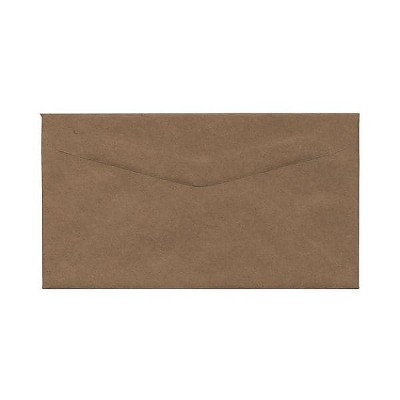 JAM Paper 4.25 x 7.75 Booklet Recycled Envelopes Brown Kraft Paper Bag 563112538