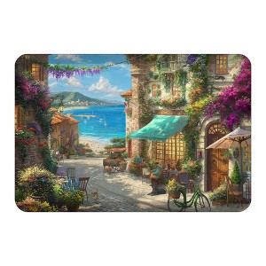 Thomas Kinkade Italian Café 20"x30" Anti-Fatigue Kitchen Mat - 1 of 2