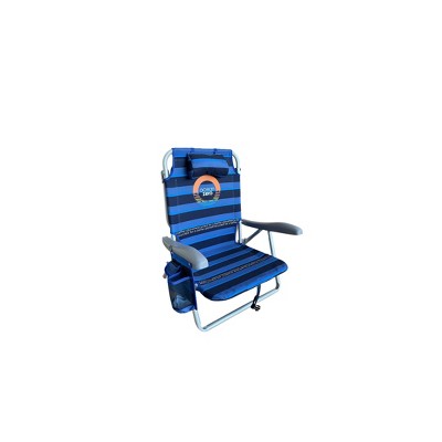 Ocean Zero Outdoor Portable Backpack Beach Chair Beach Shop Stripe_2