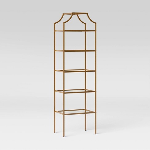 FOG LINEN BRASS SHELF - ILLYRIA STUDIO & SHOP