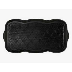 A1HC Boot Tray Water Resistant Rubber Utility Shoe Mat 16"x31" for All Seasons Indoor & Outdoor Use - 1 of 4