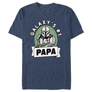 Men's Star Wars: The Mandalorian Galaxy’s Number One Papa T-Shirt - 1 of 4