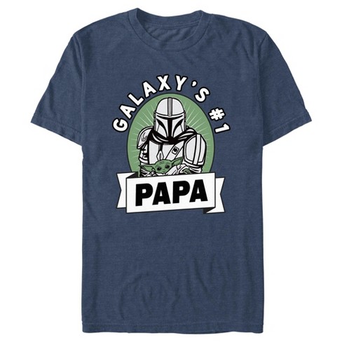 Men's Star Wars: The Mandalorian Galaxy’s Number One Papa T-Shirt - image 1 of 4