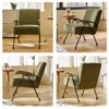 RISOKEYS Fabric Armchair - Modern Upholstered Accent Chair with High Back and Metal Legs for Living Room,Bedroom,Home Office,Supports 350 lbs - 4 of 4
