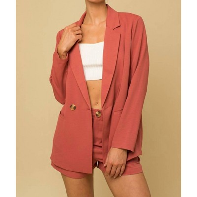 Women's Double Breasted Blazer - GILLI