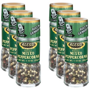 Alessi Peppercorns Mixed Whole - Pack of 6 - 1.12  OZ - 1 of 2
