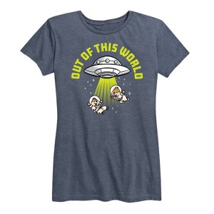 Women's - Disney - UFO Out Of This World Short Sleeve Graphic T-Shirt - 1 of 4