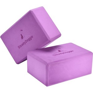 Steady Doggie Premium Yoga Blocks - Purple - 1 of 4