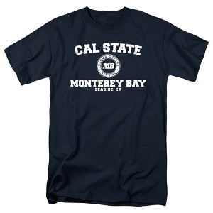 Men's California State University Monterey Bay Official Circle Logo Adult T-Shirt - 1 of 4