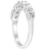 Pompeii3 1ct Diamond Wedding  Anniversary Ring 14K White Gold - 3 of 4