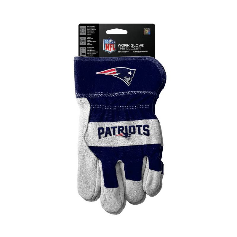 NFL New England Patriots &#34;The Closer&#34; Work Gloves, 1 of 5