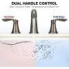 Coucheta 8" Widespread Bathroom Faucet - for 3-Hole Sink with Pop-Up Drain & Supply Lines, Available in Multiple Finishes & Pack Options - 4 of 4