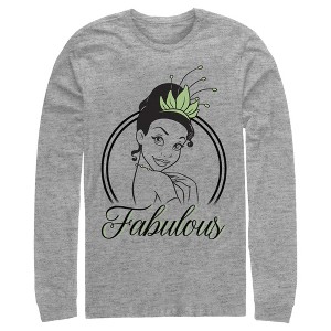 Men's The Princess and the Frog Tiana Fabulous Long Sleeve Shirt - 1 of 4