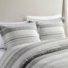 Gracie Mills Naxos 3 Piece Stripe Duvet Cover Set - 3 of 4