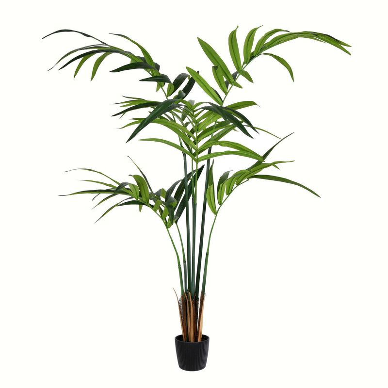 Vickerman 5' Potted Kentia Palm Artificial Tree., 1 of 4