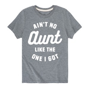 Boys' - Instant Message - Ain't No Aunt Like The One I Got Short Sleeve Graphic T-Shirt - 1 of 4