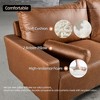 XIZZI Modern Compact 2-Seater Sofa for Small Spaces - Soft Polyester Fabric, Sponge & Plush Filling, Solid Wood Frame Loveseat in Multiple Colors - 4 of 4