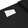 Juvale Black 12x12 Scrapbook Album with Silk Ribbon, Cover Window, Spiral Bound Photo Book for Wedding, Anniversary (80 Pages) - 3 of 4
