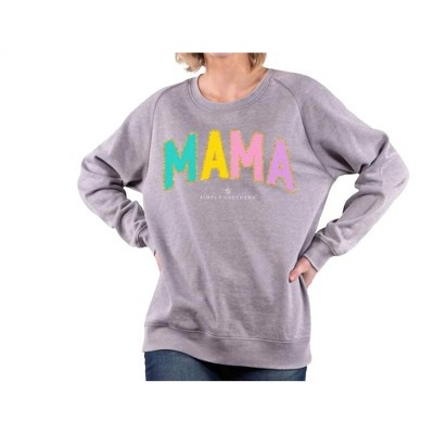 Women's Varsity Patch Crew Sweatshirts - Simply Southern