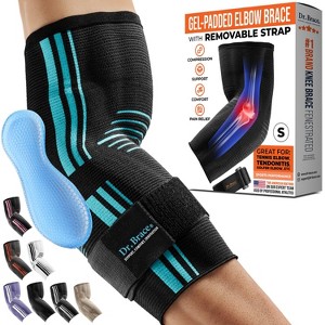 DR. BRACE®  Elbow Brace Support, Breathable Elbow Compression Sleeve with Gel Pad for Golfer's, Tennis Elbow & Pain Relief - 1 of 4