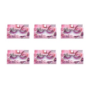 IONI Lash COWGIRL Pink Blue Long Crisscross Flare(Pack of 6) - 1 of 4