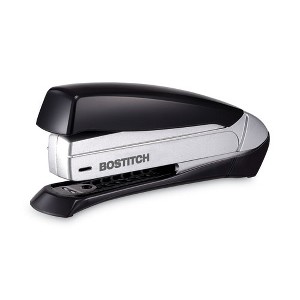 Bostitch Inspire Premium Spring-Powered Full-Strip Stapler, 20-Sheet Capacity, Black/Silver - 1 of 4