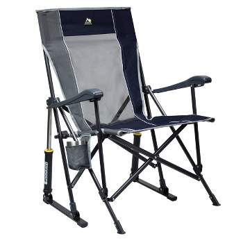 GCI Outdoor RoadTrip Rocker Foldable Rocking Camp Chair - Indigo