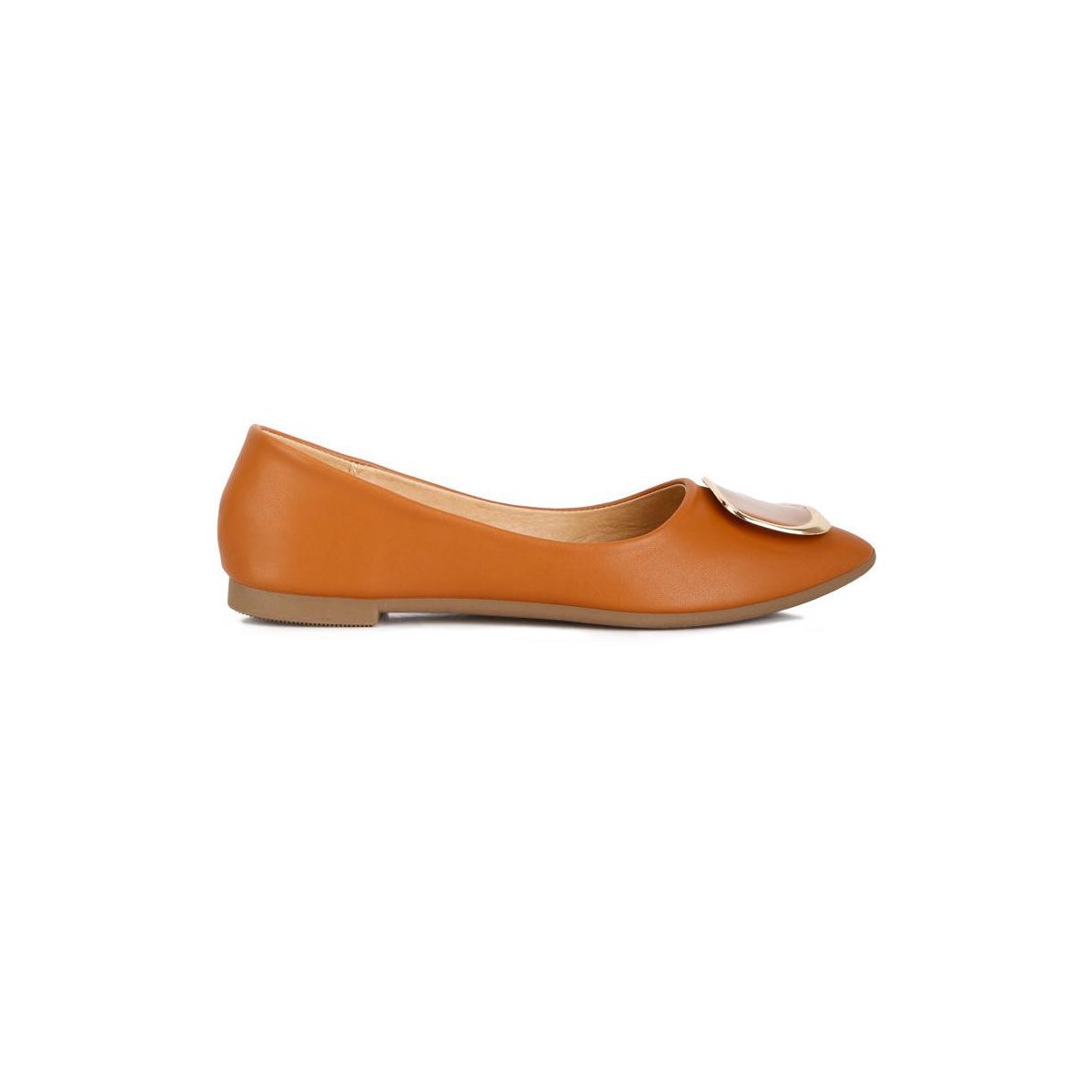 Обувь London Rag Womens Karder Brooch Detail Ballet Flats 8 — фото 2