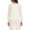 Lands' End Women's Clip Dot Chiffon Blouse - 4 of 4