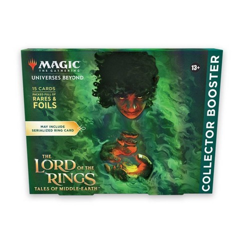  Magic: The Gathering The Lord of The Rings: Tales of  Middle-Earth Collector Booster Box - 12 Packs + 1 Box Topper Card : Toys &  Games