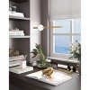 Zuo Modern Adeo Ceiling Lamp in Brass with Frosted Glass 122.2"H x 23.2"W x 3.9"D – Sleek Integrated LED Pendant - 3 of 4