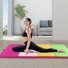 Costway 10' x 4' x 2" 4-Panel Folding Exercise Mat with Carrying Handles for Gym Yoga Black/Blue/Navy/Colorful/Pink&Blue/Pink/Light Pink/Navy - 2 of 4