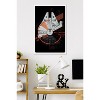 Trends International Star Wars: Power Of The Force - Millennium Falcon Framed Wall Poster Prints - 2 of 4