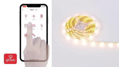 16.4 ft Multicolor LED Smart Strip Light with Voice Control