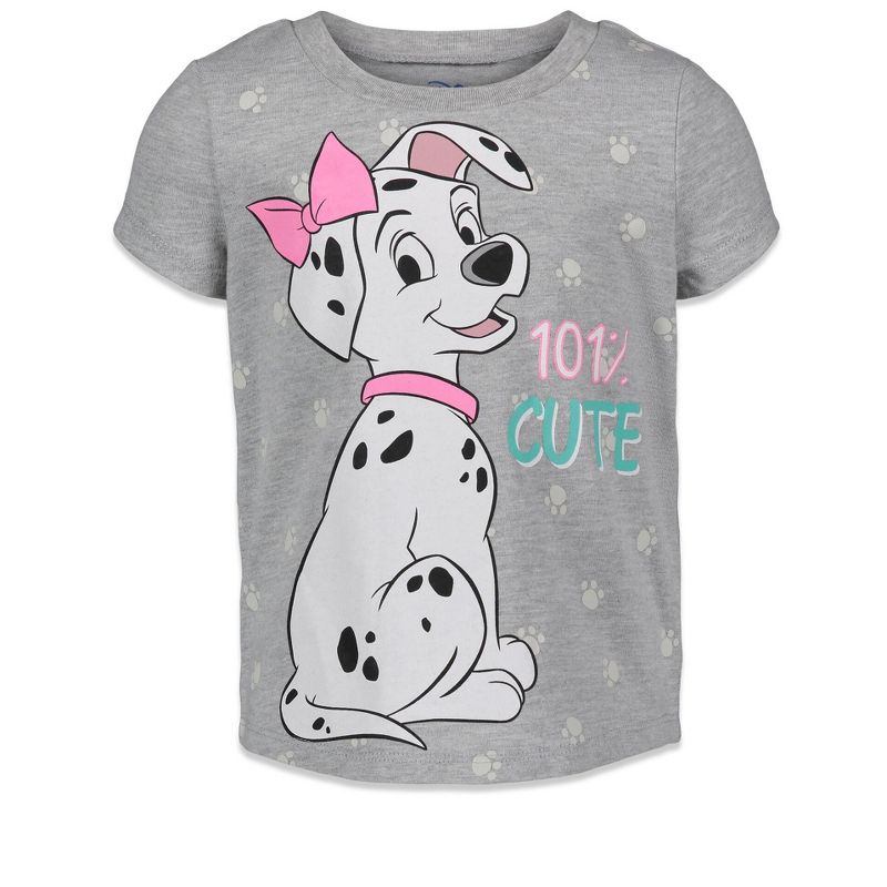 Disney Classics Lady and the Tramp Girls 3 Pack Graphic T-Shirts Little Kid to Big Kid, 4 of 9