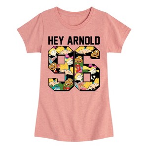 Girls' - Hey Arnold! - Arnold 1996 Fitted Short Sleeve Graphic T-Shirt - 1 of 4