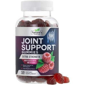 Joint Support Gummies Extra Strength Glucosamine Gummy Supplement with Vitamin E - Naturally Assists Cartilage & Joint Health - 120 Gummies - 1 of 4