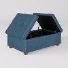 Yves Double Opening Oversized Storage Ottoman - CorLiving - 4 of 4