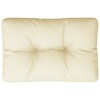 vidaXL Fabric Pallet Cushion in Cream - Comfortable Hollow Fiber Filling - Water Repellent Outdoor Seating - 19.7"x15.7"x4.7" - 4 of 4