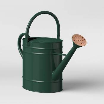 Large Steel Iron Watering Can Green - Smith & Hawken™