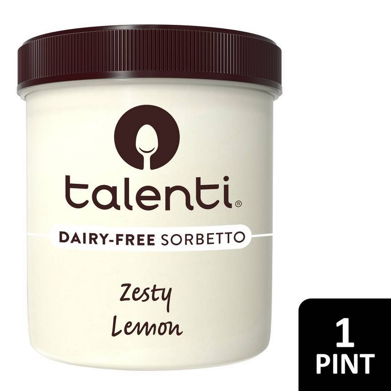 Talenti Zesty Lemon with Real Lemon Dairy-Free Sorbetto - 1 Pint, 1 of 9