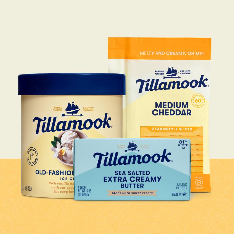 Tillamook Farmstyle Medium Cheddar Cheese Slices - 8oz/9 slices, 4 of 6