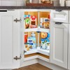 Rev-A-Shelf Polymer Kidney Shaped 2-Shelf Lazy Susan for Kitchen Corner Base Cabinets - 2 of 4