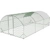 COZONY Walk-in Chicken Coop Metal, Large Poultry Run with Waterproof Cover for Backyard - 3 of 4