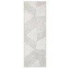 Modern Geometric Area Rug Washable Rug with Non Slip Rubber Backing Soft Non Shedding Carpet, Indoor Low Pile Thin Foldable Mat - 4 of 4